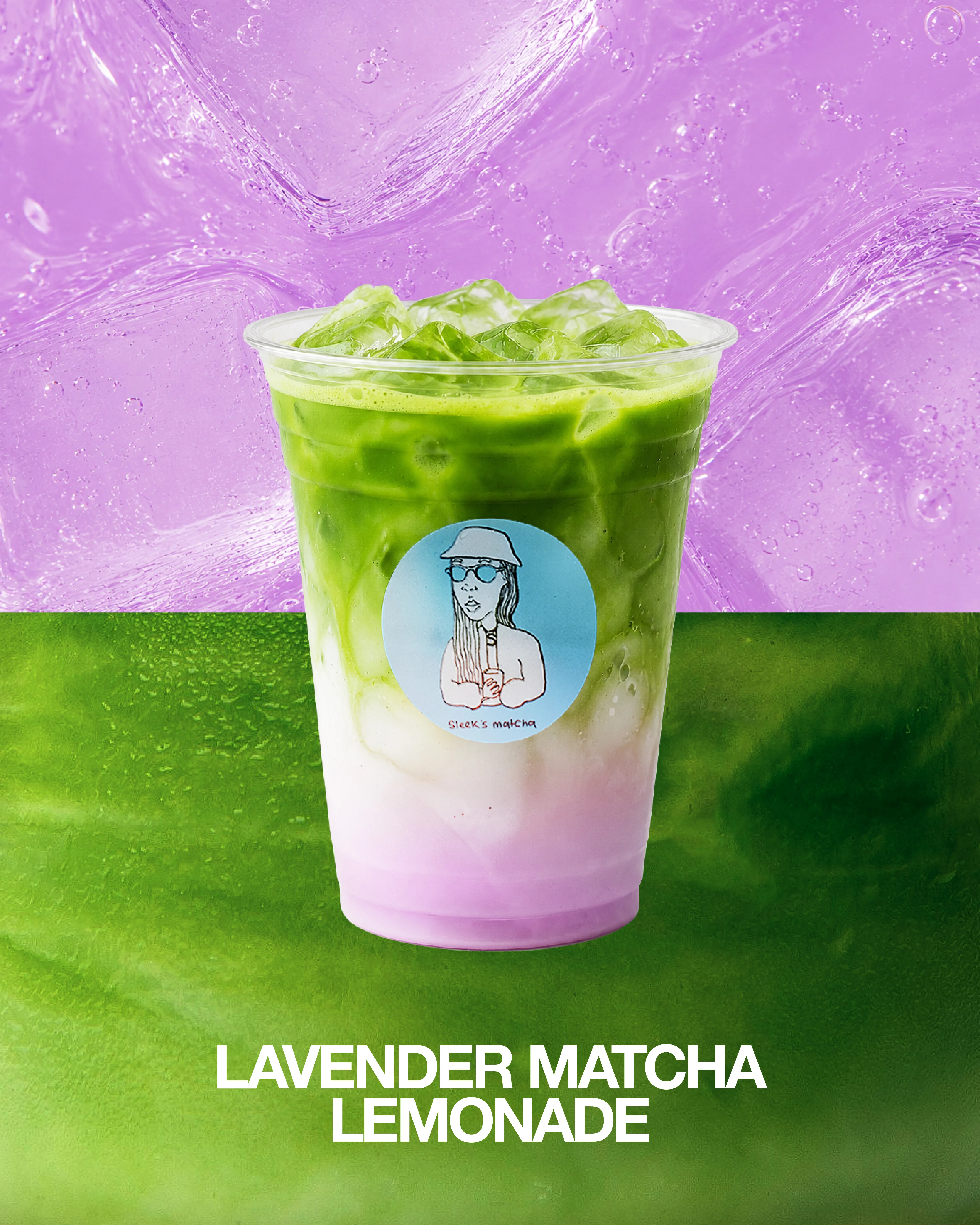 Lavender matcha